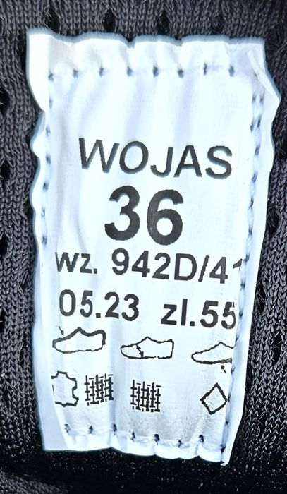 Buty wojskowe 36r 942D/41 Wojas