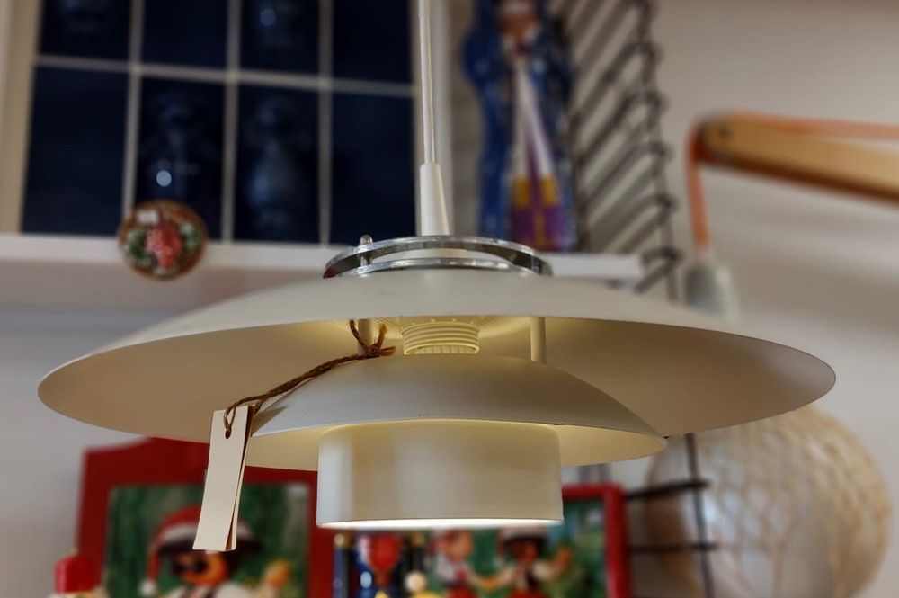 Candeeiro nórdico retro vintage original 1960-70 Top Lamper