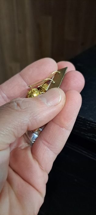 Brincos contas de Viana em prata.