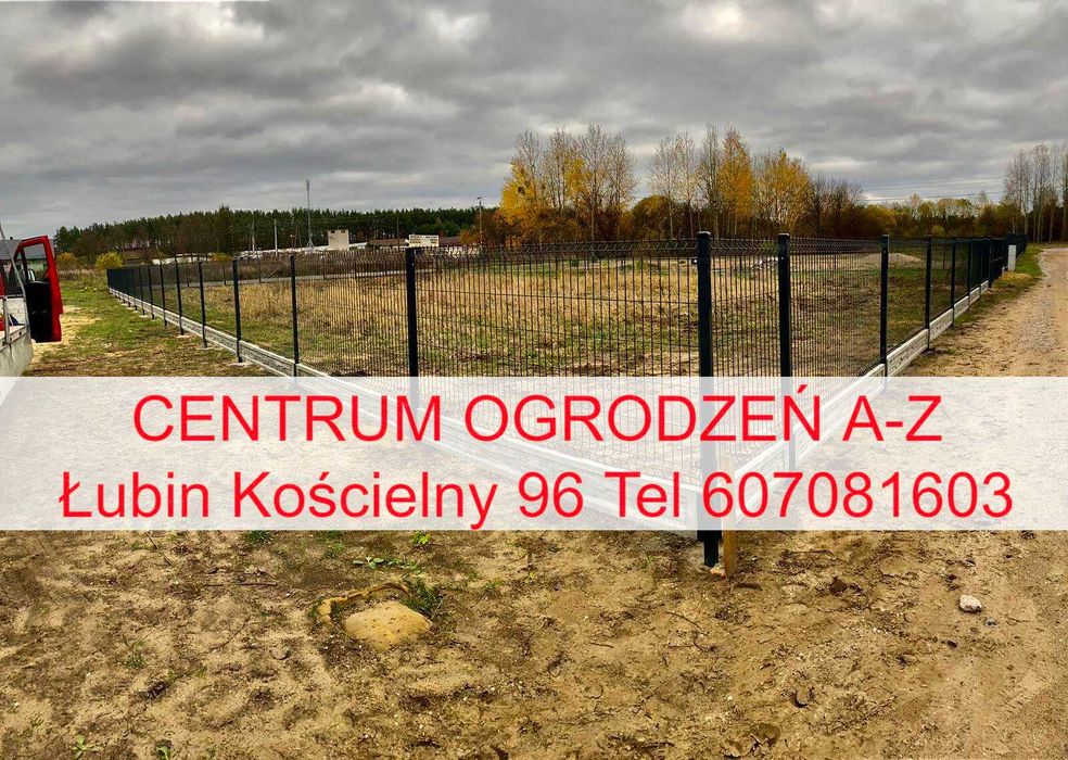 Ogrodzenie panelowe siatkowe na podmurówce + montaż producent TANIO