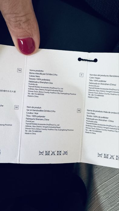 Bolsa de ombro e protecao de ecra para drone mini 03 Pro