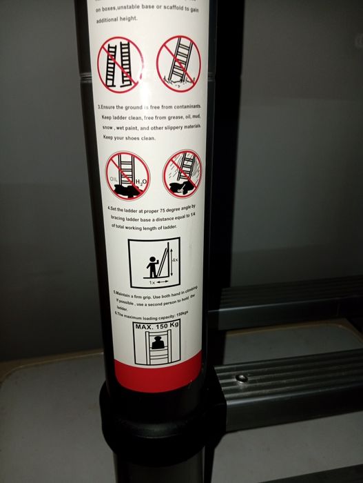Escada extensível 4 metros nova