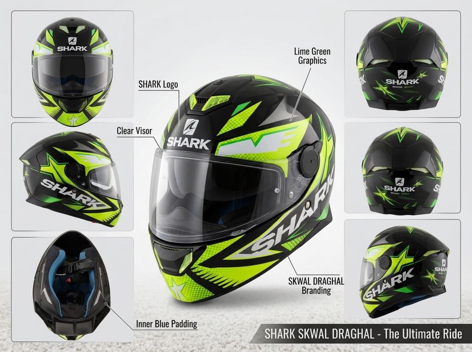 Capacete Shark SKWAL Draghal L