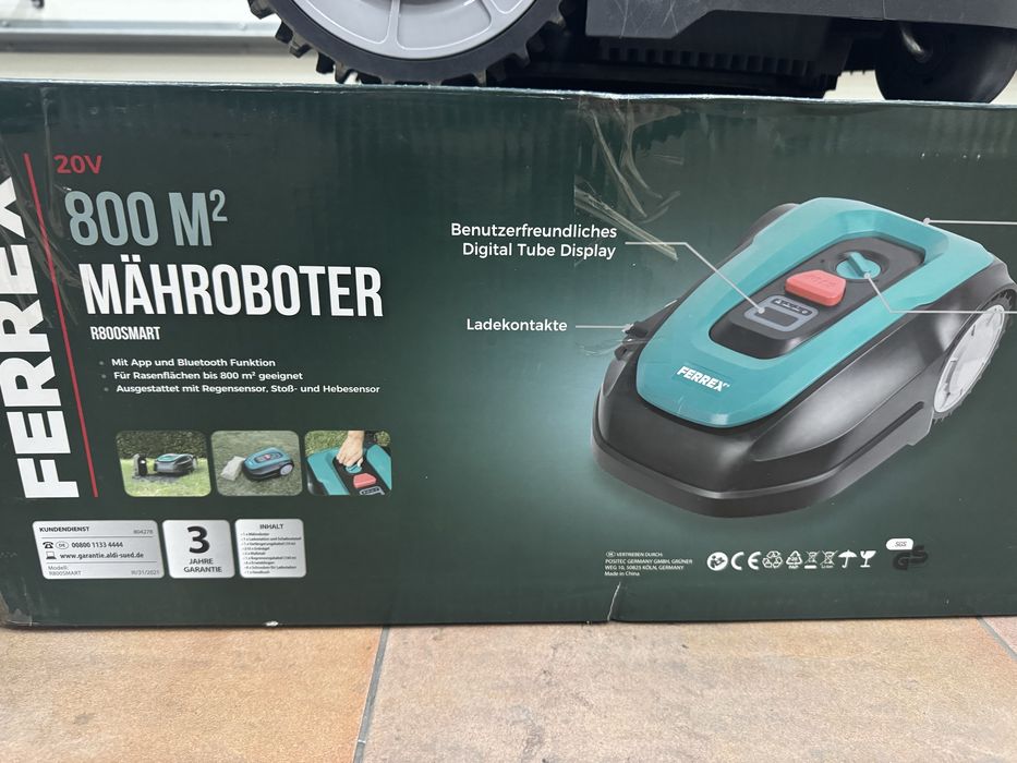 Robot koszący kosiarka ferrex 800m2