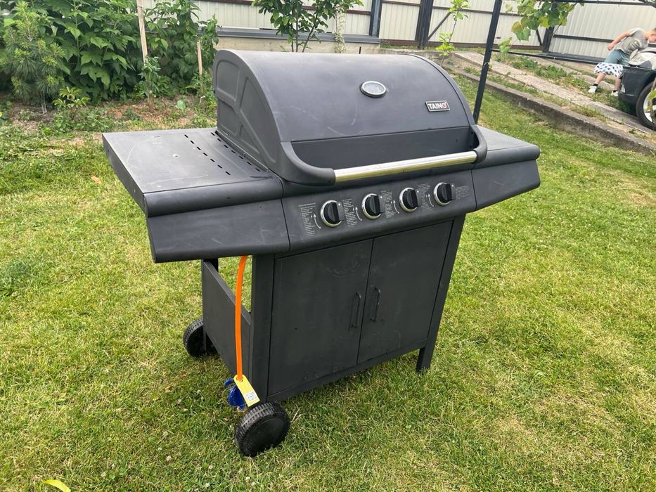 Газовий гриль TAINO на 4 конфорки + бічна плита (Нові пальники!