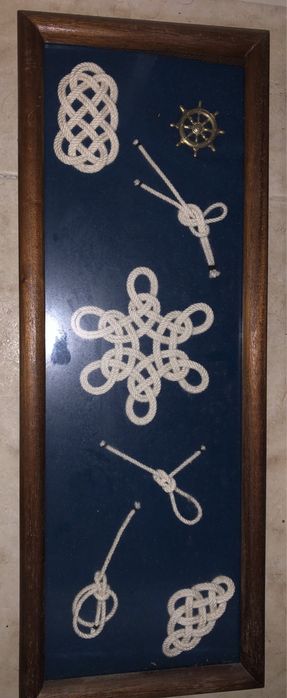 Quadros com nós de marinheiro
