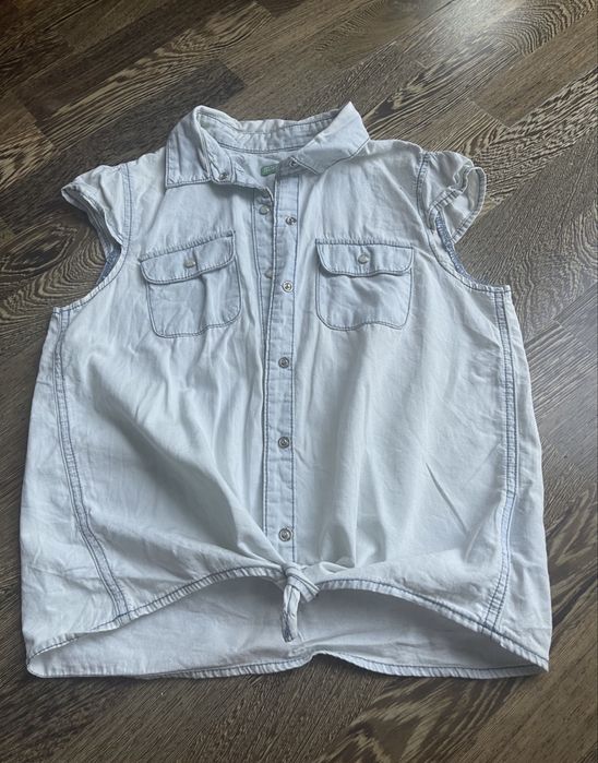 Benetton bluzka dżinsowa roz. 160 cm