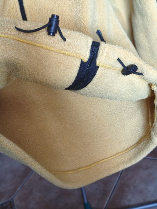Polar z kapturem żółty Polartec rozm. S