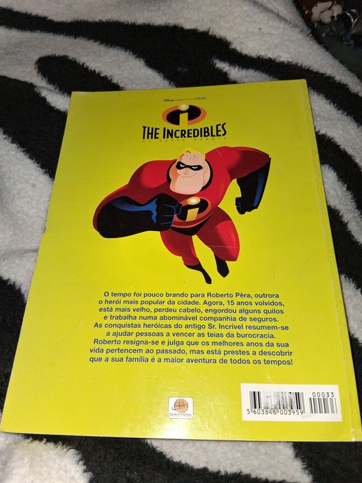 Livro Banda Desenhada The Incredibles
