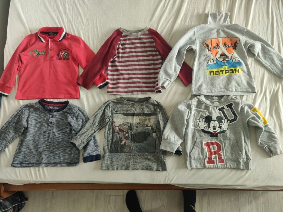 Реглани кофти на довгий рукав для хлопчика одним лотом