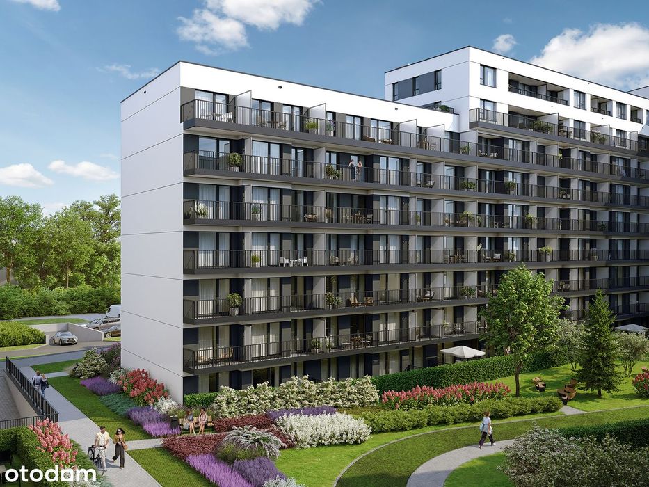 1-pokojowe mieszkanie 40m2 + ogródek Bez Prowizji
