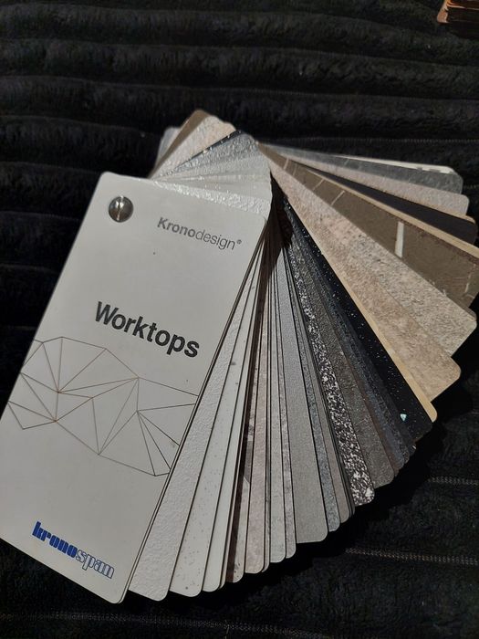 Próbnik, wzornik kronospan worktops