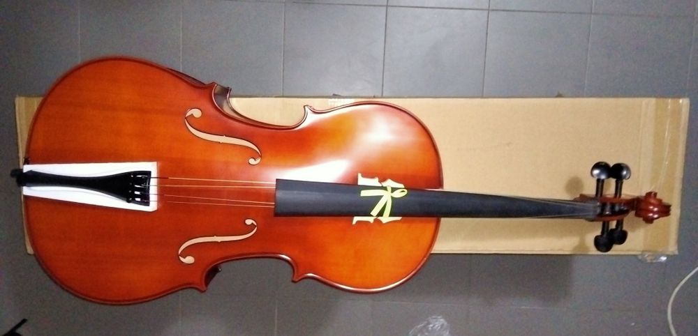 Violoncelo de madeira maciça de qualidade