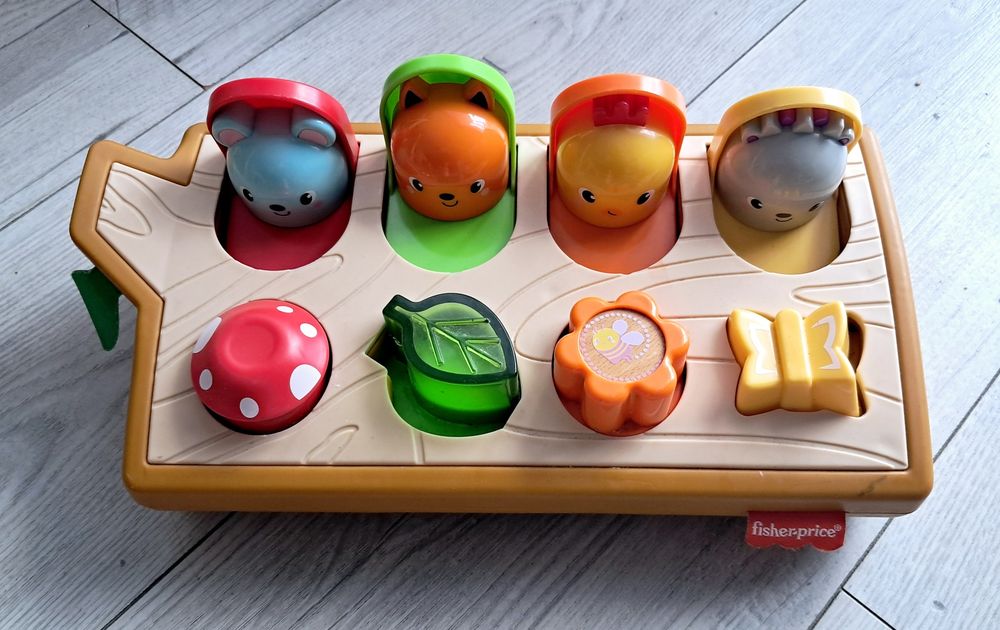 Interaktywna zabawka pop-up Wyskakujące zwierzątka Fisher Price