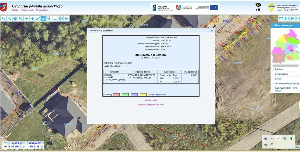 Działka Bud. 10ar. Mielec -ul. Spilarewicza media w działce centrum !! - Widok 4