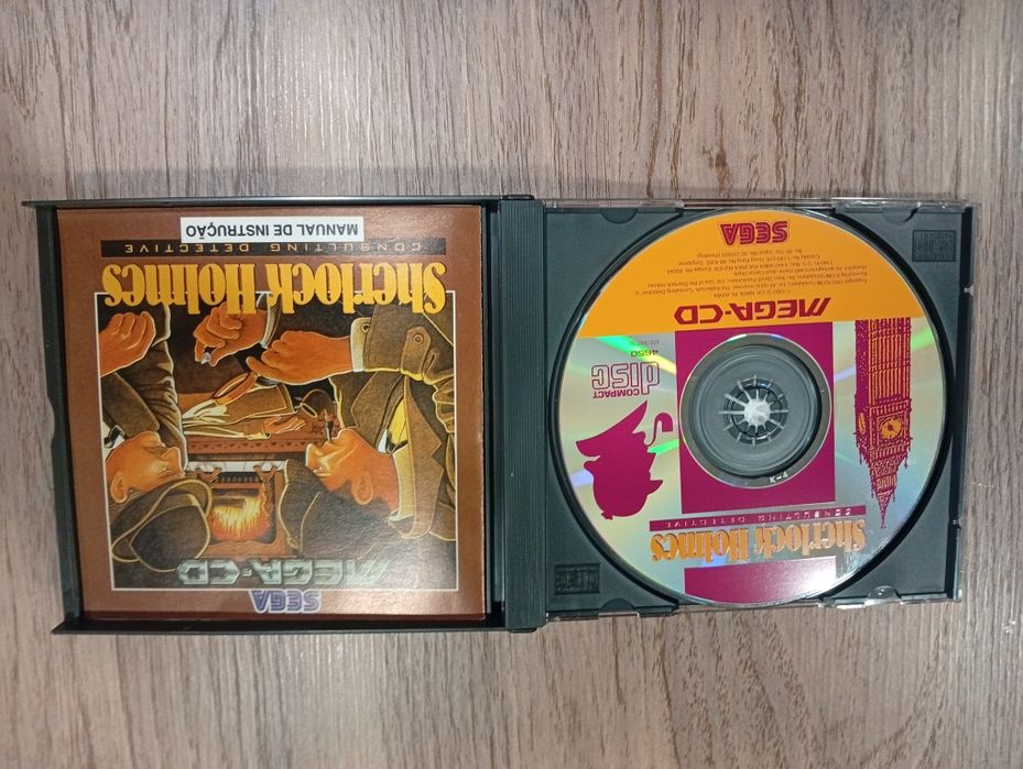 Sherlock Holmes Sega Mega CD Completo