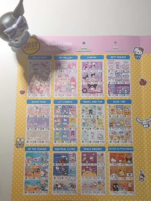 Hello Kitty and Friends: Fun Together - Cartas Panini