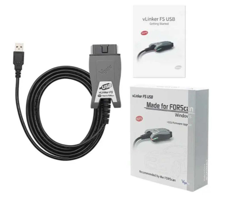 Діагностичний сканер OBD2 Vgate VLinker FS для FORScan (Ford, Mazda)