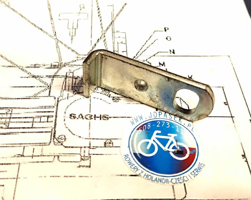 Amortyzator tłumika gumowy - trapez rower sachs 301A