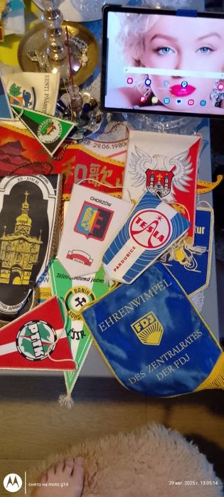 Календари,открытки, вымпела.