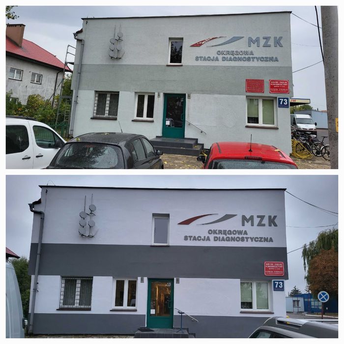 Malowanie dachów / Malowanie elewacji / Mycie dachów / Mycie elewacji