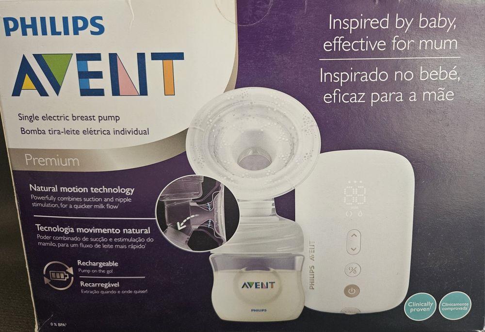 Bomba tira-leite elétrica Philips Avent Premium