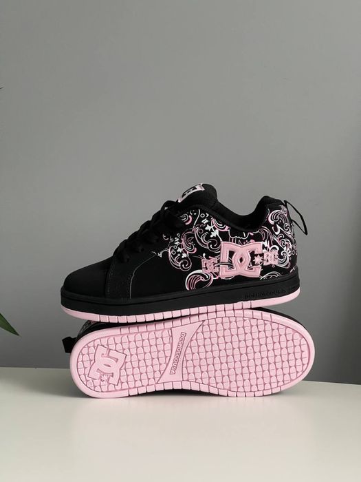 ТОП! DC Court Graffik Black Pink 36 37 38 39 40