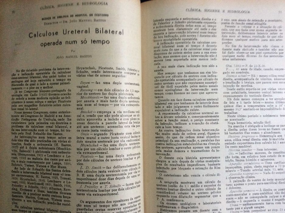 Clínica, higiene e hidrologia ( 4 volumes )
