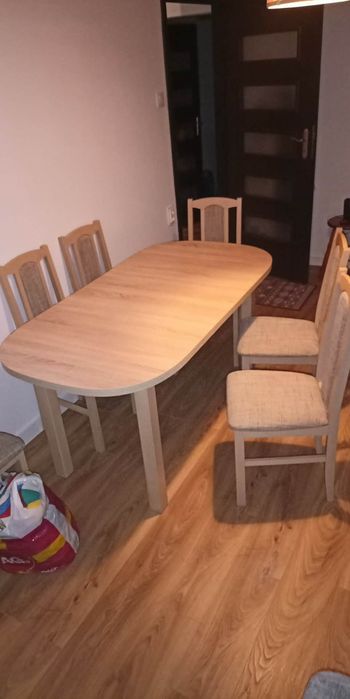 Stół + 6 krzeseł