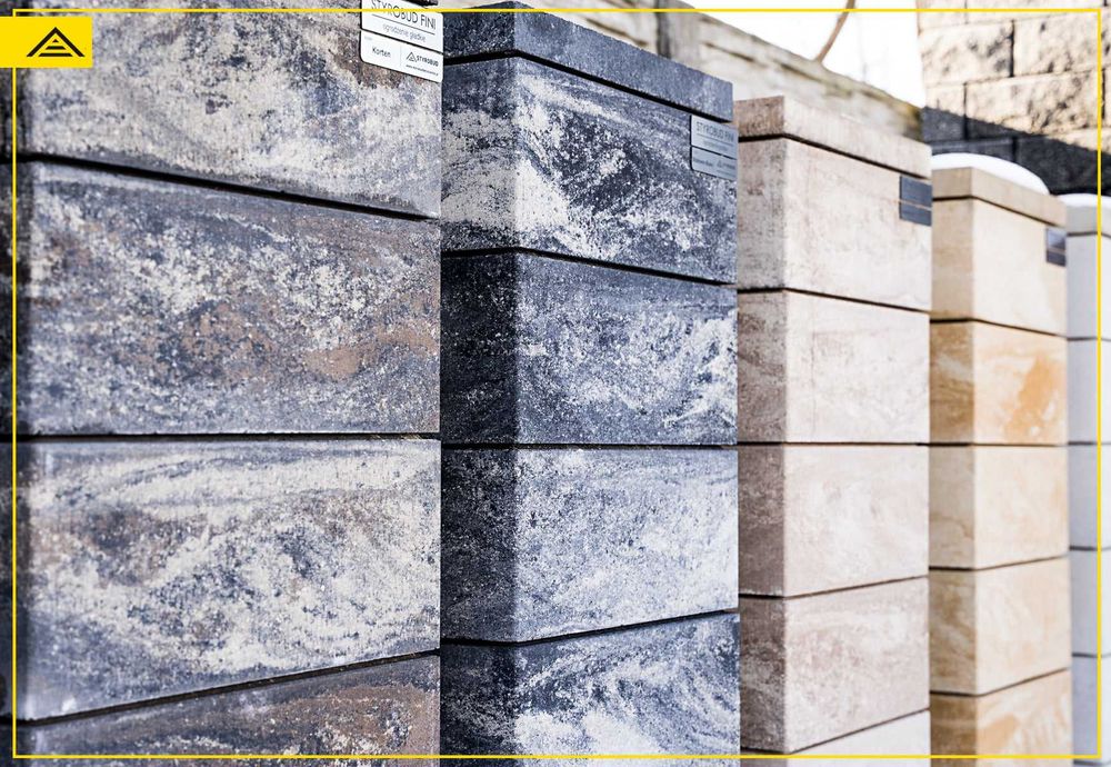 Pustak bloczek gładki STYROBUD FINI ogrodzenie modułowe CAŁA POLSKA