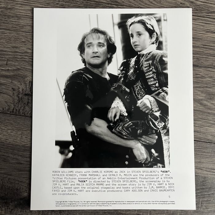 Hook Peter Pan Robin Williams Steven Spielberg