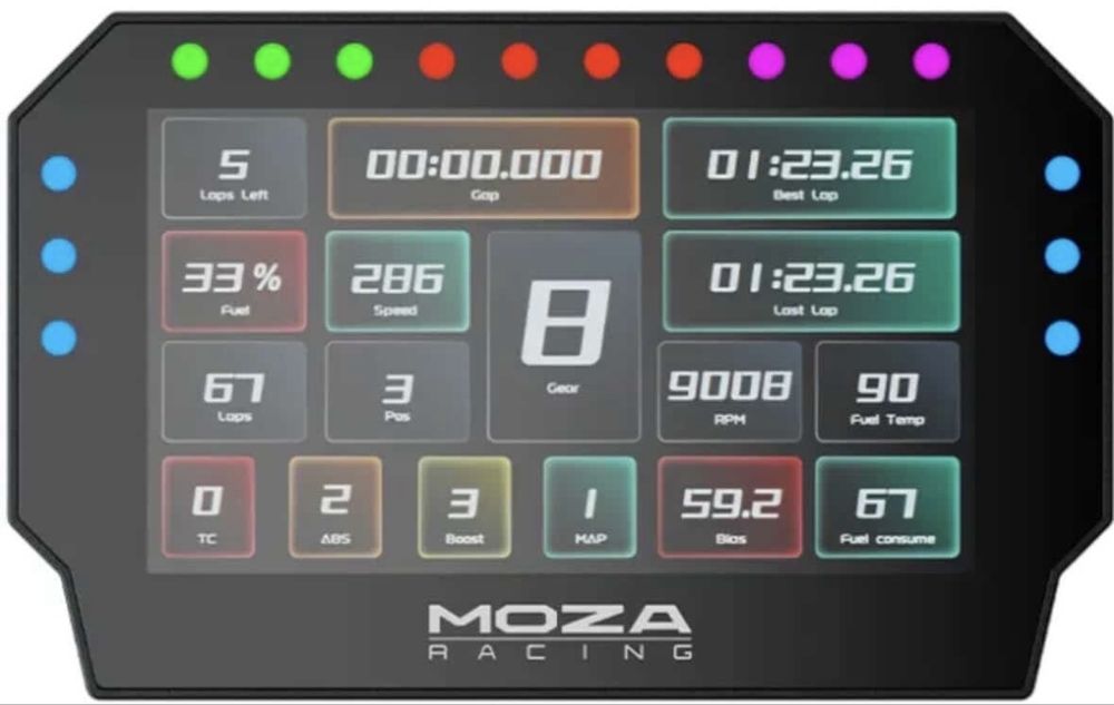 Moza R3 руль дисплей і педалі в ідеальному стані!