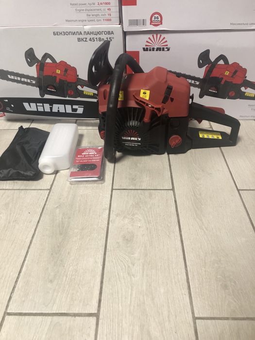 Бензопила цепная Vitals BKZ 4518n 15"