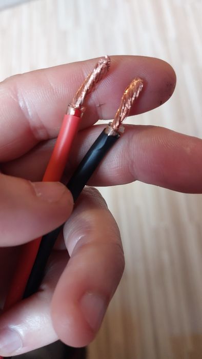 Kable głośnikowe audio  2x4mm/2x2m