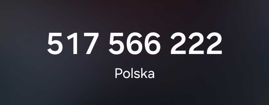 Złoty numer: 517 - 566 - 222