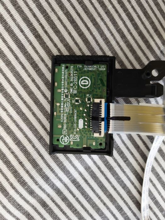 Botão power / Sensor IR / WiFi TV LG 55QNED816RE