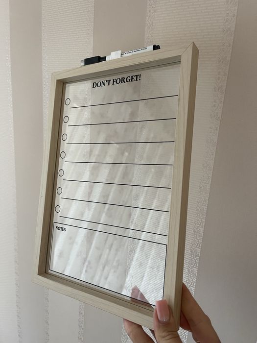 Продам скляну дошку для нотатків з маркером