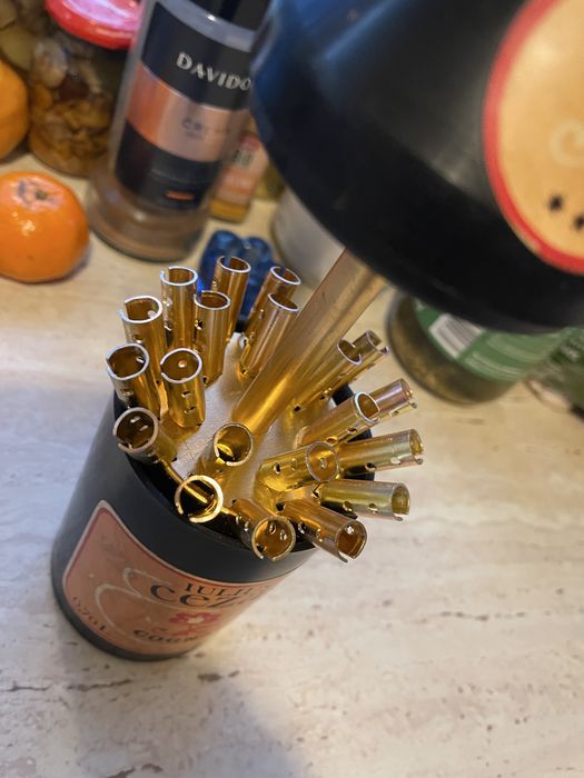 Butelka papierośnica PRL unikat lata 70/80 XX wieku gadżet