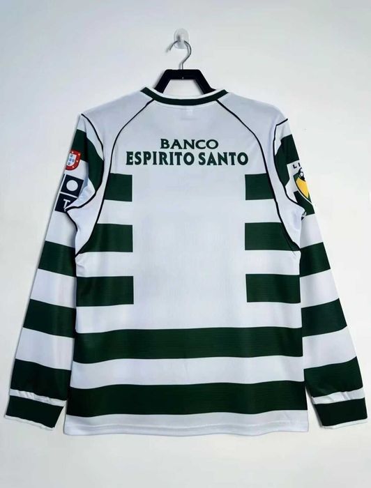 Camisola Sporting Retro 2001/2003 Manga Comprida