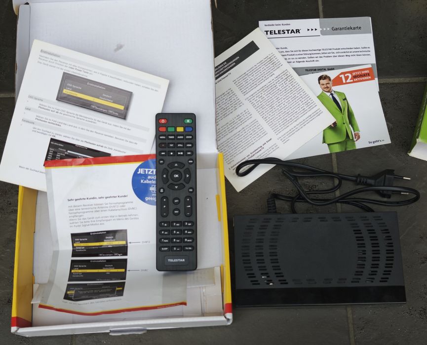 Dekoder odbiornik Telestar dihiHD TT5 IR  DVB-T2