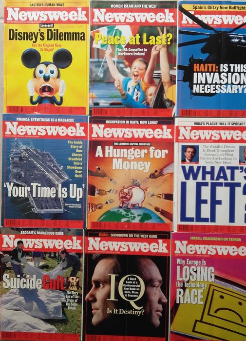 Revistas Newsweek de 1994