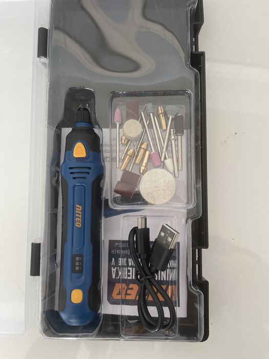 Niteo Mini Szlifierka akumulatorowa 3,6V 700mAh 3 prędkości obrotowe