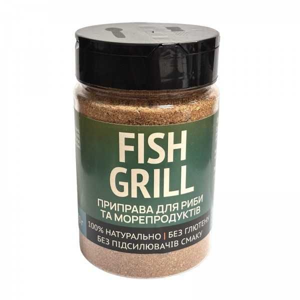 Приправа для риби та морепродуктів Гарячий Папуга Fish Grill (200 г)