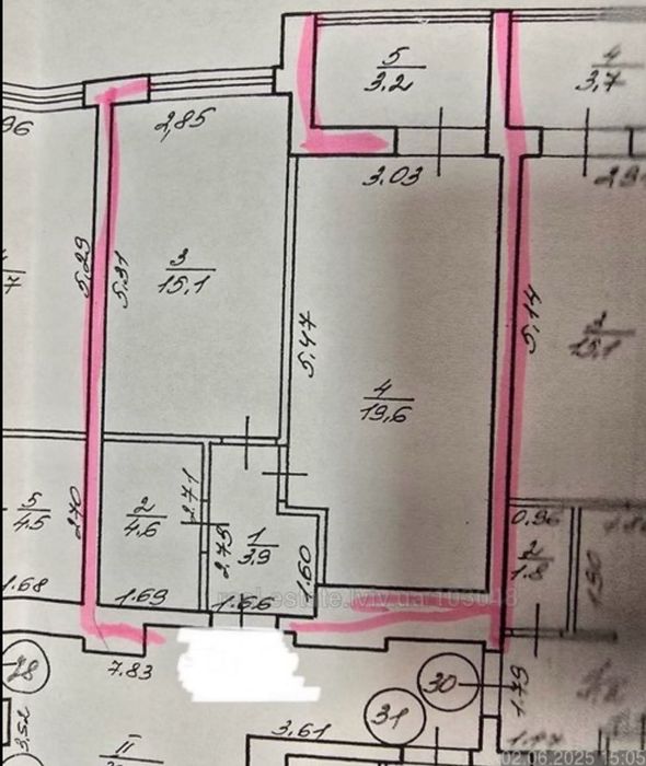 1-комнатная квартира по адресу Очеретяная ул. (площадь 46 м²) - Atlanta.ua - фото 2