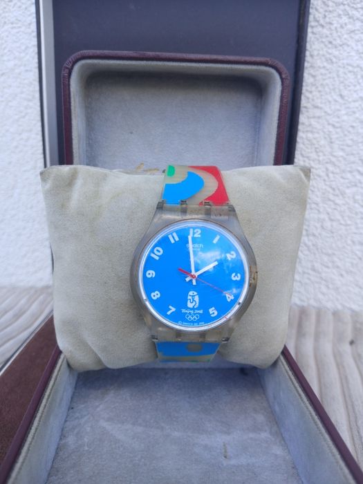Zegarek swatch quartz unikat olimpiada 2008  Belgia