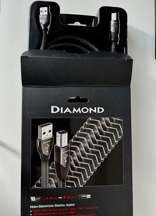 AudioQuest Diamond USB A-B 1.5 м. - кабель для Hi-End HiFi систем