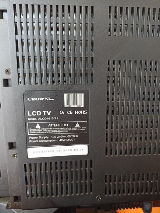 LCD TV CROWN modelo 1610/41