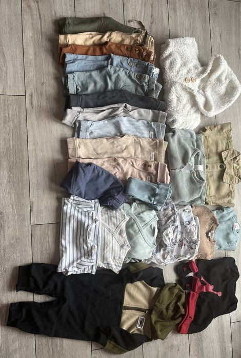 Zestaw ubrań dla chlopca 68/74 Helen Newbie Zara H&M