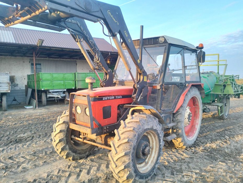 Zetor 7245 z turem stan bdb cena bez WASKICH kół