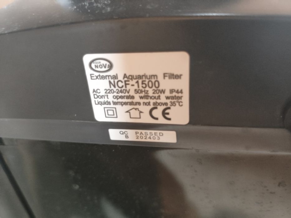 Aqua Nova ncf1500 filtr kubełkowy